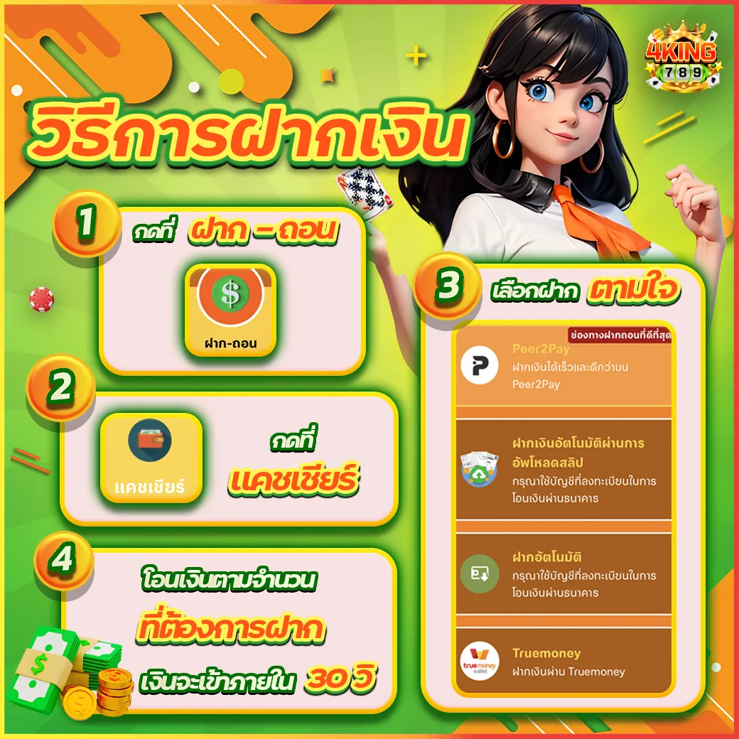 4KING789 ฝากเงิน